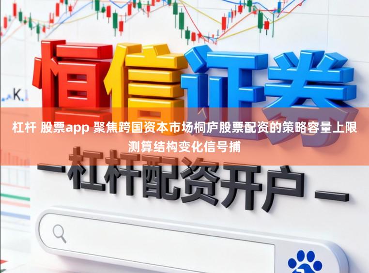 杠杆 股票app 聚焦跨国资本市场桐庐股票配资的策略容量上限测算结构变化信号捕
