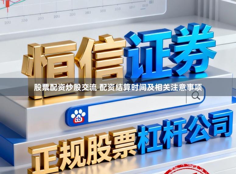 股票配资炒股交流 配资结算时间及相关注意事项